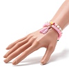 Handmade Polymer Clay Beads Stretch Bracelets Sets BJEW-JB06427-04-3