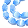 Dyed Natural Selenite Beads Strands G-T138-233C-3