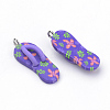 Handmade Polymer Clay Pendants X-CLAY-Q239-003-3