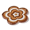 Acrylic Pendants with Glitter Powder MACR-Q160-01I-3