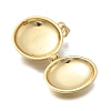 Brass Locket Pendants KK-D431-030B-G-2