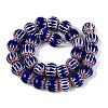 Handmade Millefiori Glass Round Beads LA-N002-10B-2