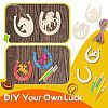 Unfinished Wood Horseshoe Cutouts WOOD-CJC0009-02-8