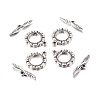 Tibetan Style Toggle Clasps LF11359Y-2