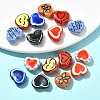 16Pcs 8 Colors Handmade Porcelain Beads PORC-YW0001-49-2