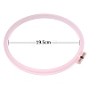 Plastic Cross Stitch Embroidery Hoops PW-WG2EA02-03-1