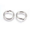 Tarnish Resistant 304 Stainless Steel Saw Cut Open Jump Rings STAS-P212-25P-19-3