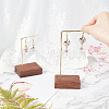 Fingerinspire 2 Pcs 2 Styles Iron Earring Display Stands EDIS-FG0001-35-3