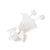 Frosted Acrylic Pendants PALLOY-JF04048-01-4