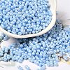 Opaque Colours Luster Glass Seed Beads SEED-B001-01A-07-1