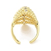 Rack Plating Brass Micro Pave Cubic Zirconia Cuff Rings RJEW-D025-11G-3
