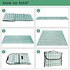 Portable Tartan Patern Non Woven Picnic Mat JX572B-02-3