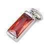 Brass with Cubic Zirconia Pendants KK-A269-68E-P-2