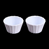 Mini Plastic Simulated Egg Tart Cup DJEW-C005-02B-2