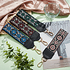 WADORN 4Pcs 4 Color Polyester Wristlet Short Bag Straps AJEW-WR0001-83-3