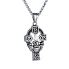 304 Stainless Steel Pendant Necklace STAS-Q203-AAT881-2-1