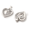 Brass Micro Pave Cubic Zirconia Pendants KK-G533-24P-2
