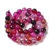 Dyed & Heated Natural Dragon Veins Agate Beads Strands G-P539-A01-27-3