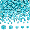 318Pcs Synthetic Turquoise Beads Strands G-PH0002-70-1