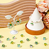 32Pcs 4 Colors Handmade Lampwork Charms LAMP-SC0001-41-4