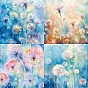 24Pcs 12 Styles Dandelion Scrapbook Paper Pad PW-WGD259E-01-3