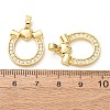 Brass Micro Pave Clear Cubic Zirconia Pendants KK-A304-28A-G-2