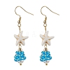 Shell Glass Dangle Earrings EJEW-MZ00424-04-2