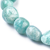 Natural Amazonite Bead Stretch Bracelets BJEW-K213-06-2