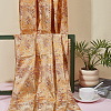 Flower Pattern Polyester Fabric DIY-WH0504-904D-4
