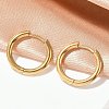 202 Stainless Steel Huggie Hoop Earrings LS-EJEW-F111A-18mm-G-2