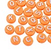 Plating Opaque Acrylic Beads MACR-SZ0001-46F-3