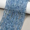 Natural Devil Blue Aquamarine Beads Strands GG-CBAF158-D01-09-2