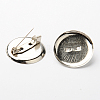 Iron Brooch Findings X-E04IY-P-1