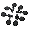 5 Pairs Resin Buttons BUTT-TA0001-48C-2