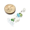 4Pcs Glass & ABS Imitation Pearl Pendant Decoration HJEW-TA00352-3