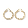 Rack Plating Brass Hoop Earrings for Women EJEW-A088-17G-1
