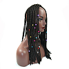 Iron Dreadlocks Beads Hair Decoration IFIN-S696-110RG-3