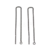 304 Stainless Steel Stud Earring Finding X-STAS-E161-07EB-2