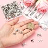 100Pcs 10 Style Tibetan Style Alloy Bead FIND-CJ0003-95-4