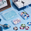 BENECREAT 12Pcs 3 Styles Transparent Plastic Storage Boxes CON-BC0007-35-5