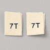 Cotton Sewing Size Label DIY-WH0578-36F-1