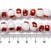 Printing Glass Beads for Necklaces Bracelets Making GLAA-B020-02A-05-5