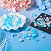 Transparent & Opaque Acrylic Bead OACR-TAC0002-08C-6