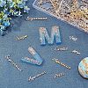 15 Sets 5 Style Alloy Cabochons FIND-OC0001-26-5
