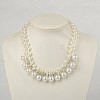 Imitated Pearl Acrylic Jewelry Sets SJEW-JS00594-01-2