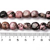 Natural Rhodonite Beads Strands G-G146-A07-02-5