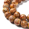 Natural Imperial Jasper Beads Strands G-I122-8mm-24-4