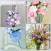 100Pcs Iron Stalk Flower Rod AJEW-SP0003-73A-6