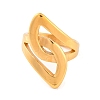 Ion Plating(IP) 304 Stainless Steel Knot Finger Rings for Women RJEW-S414-50B-G-2