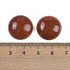 Synthetic Goldstone Cabochons G-T020-18mm-43-3